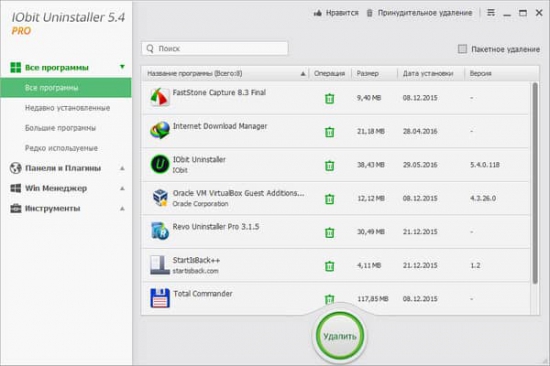 IObit Uninstaller 5.4 Professional (Final / Rus) - ���������. ����������